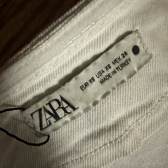 ZARA WOMAN NWT ZW FITTED DRESS METALLIC SILVER SIZE XS - Picture 10 of 15